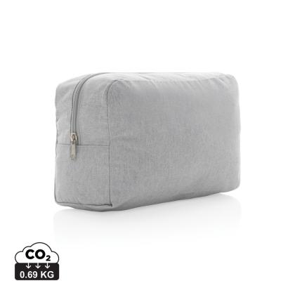 Impact Aware&trade; 285 gsm rcanvas toiletry bag undyed