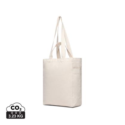 VINGA Hilo AWARE™ recycled canvas zip tote