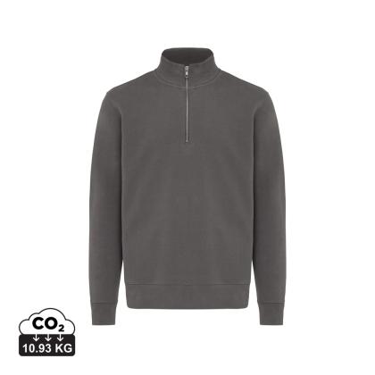 IQONIQ Elgon recycled cotton quarter zip sweater