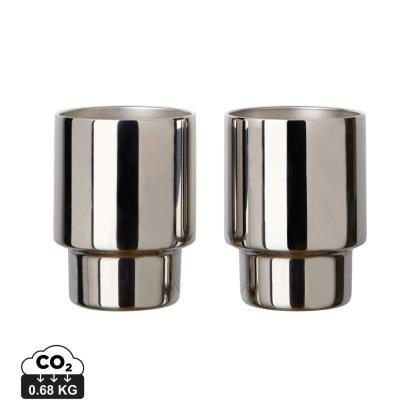 VINGA Nagano RCS  recycled SS mugs, set of 2