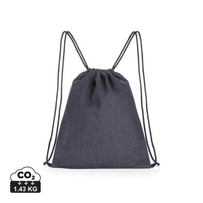 Impact AWARE™ recycled denim drawstring backpack