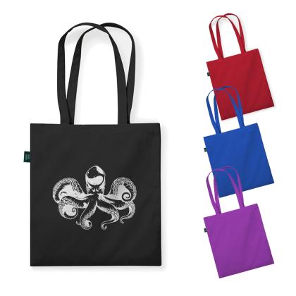 Invincible 5oz Recycled Coloured Cotton Shopper Tote Bag