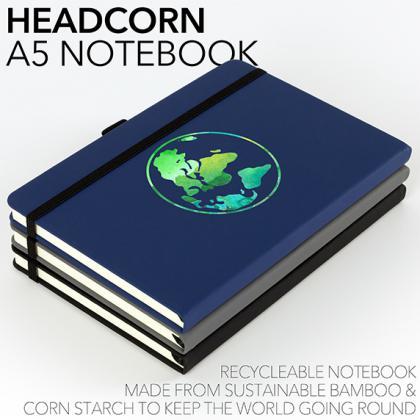 Headcorn Corn Recycled A5 Notebook - Image 2