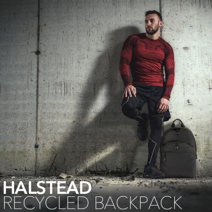 Halstead Eco Recycled Rpet Backpack Rucksack - Image 4