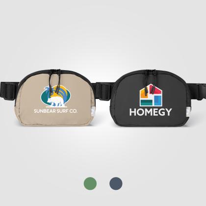 Spectrumena 1.2L Nylon Zippered Waist Bag