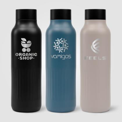 Crystaleno 590ml Stainless Steel Bottle