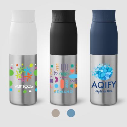 Trueene 590ml Stainless Steel Leakproof Bottle