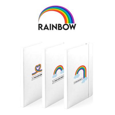 Rockyne Leather Rainbow Malta Notebook