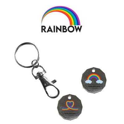 Zipone Metal Trolley coin keyrings