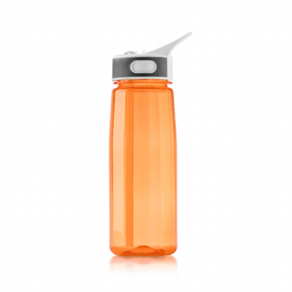 Aqua orange 800ml sports water bottle - Image 2