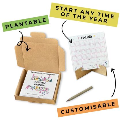 Budos Plantable Desktop Calendar