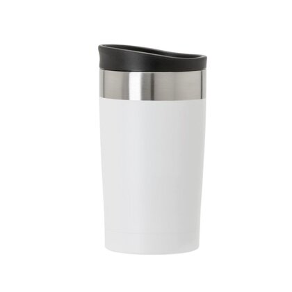 Arusha recycled stainless steel 350ml coffee cup - Image 3